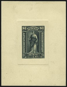 Sale 1110, Lot 1042, Revenue Proofs, Third Issue thru Proprietary