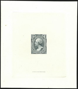 Sale 1110, Lot 1043, Revenue Proofs, Third Issue thru Proprietary