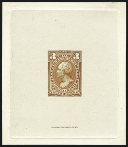 Sale 1110, Lot 1054, Revenue Proofs, Third Issue thru Proprietary