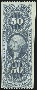 Sale 1110, Lot 1063, First Issue Revenues, Single Stamps