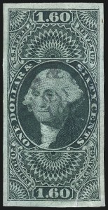 Sale 1110, Lot 1066, First Issue Revenues, Single Stamps