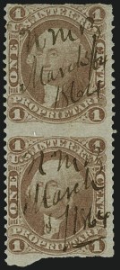 Sale 1110, Lot 1085, First Issue Revenues, Blocks and Record-Size Multiples (Scott R1-R13)
