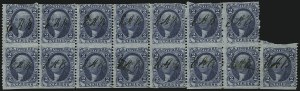 Sale 1110, Lot 1094, First Issue Revenues, Blocks and Record-Size Multiples (Scott R1-R13)