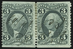 Sale 1110, Lot 1099, First Issue Revenues, Blocks and Record-Size Multiples, Cont. (Scott R17-R36)