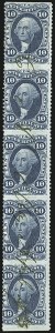 Sale 1110, Lot 1116, First Issue Revenues, Blocks and Record-Size Multiples, Cont. (Scott R17-R36)