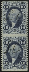 Sale 1110, Lot 1119, First Issue Revenues, Blocks and Record-Size Multiples, Cont. (Scott R17-R36)