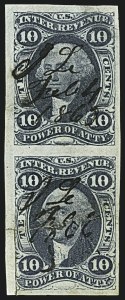Sale 1110, Lot 1124, First Issue Revenues, Blocks and Record-Size Multiples, Cont. (Scott R37-R50)