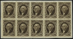 Sale 1110, Lot 1129, First Issue Revenues, Blocks and Record-Size Multiples, Cont. (Scott R37-R50)