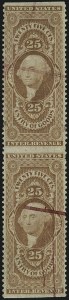 Sale 1110, Lot 1144, First Issue Revenues, Blocks and Record-Size Multiples, Cont. (Scott R37-R50)