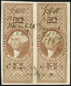 Sale 1110, Lot 1198, First Issue Revenues, Blocks and Record-Size Multiples, Cont. (Scott R79-R94)