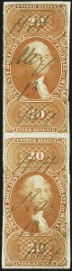 Sale 1110, Lot 1218, First Issue Revenues, Blocks and Record-Size Multiples, Cont. (Scott R95-R102)