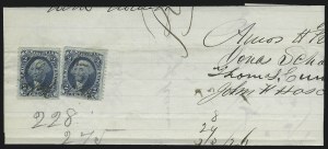 Sale 1110, Lot 1228, First Issue Revenues, Uses on Documents