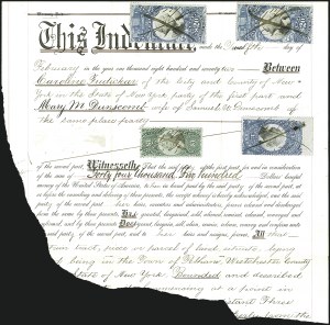 Sale 1110, Lot 1275, Second Issue Revenues