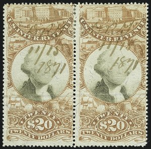 Sale 1110, Lot 1291, Third Issue Revenues