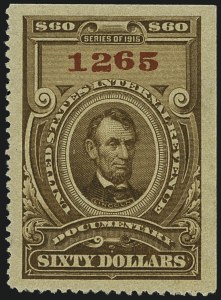 Sale 1110, Lot 1316, Documentary (Scott R160-R277)