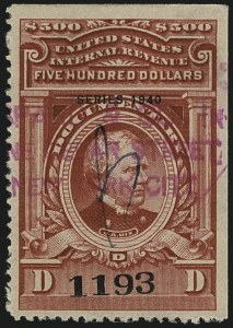Sale 1110, Lot 1333, Documentary, Cont., Series 1940-Series 1953 (Scott R305A-R653)