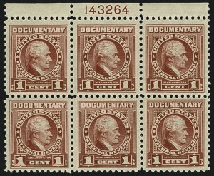 Sale 1110, Lot 1353, Documentary, Cont., Series 1954-Series 1958, & without ovpt. (Scott R654-R729b)