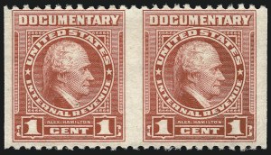 Sale 1110, Lot 1354, Documentary, Cont., Series 1954-Series 1958, & without ovpt. (Scott R654-R729b)