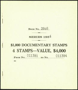 Sale 1110, Lot 1356, Documentary, Cont., Series 1954-Series 1958, & without ovpt. (Scott R654-R729b)