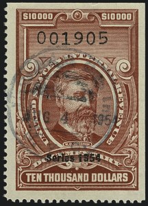 Sale 1110, Lot 1358, Documentary, Cont., Series 1954-Series 1958, & without ovpt. (Scott R654-R729b)