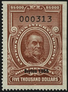 Sale 1110, Lot 1359, Documentary, Cont., Series 1954-Series 1958, & without ovpt. (Scott R654-R729b)