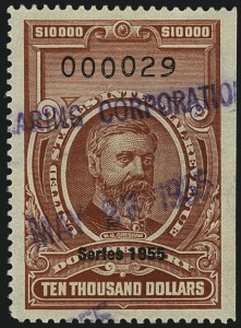 Sale 1110, Lot 1361, Documentary, Cont., Series 1954-Series 1958, & without ovpt. (Scott R654-R729b)