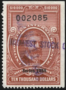 Sale 1110, Lot 1362, Documentary, Cont., Series 1954-Series 1958, & without ovpt. (Scott R654-R729b)
