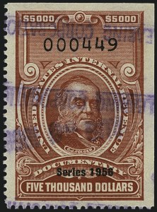 Sale 1110, Lot 1367, Documentary, Cont., Series 1954-Series 1958, & without ovpt. (Scott R654-R729b)