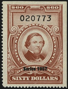 Sale 1110, Lot 1370, Documentary, Cont., Series 1954-Series 1958, & without ovpt. (Scott R654-R729b)