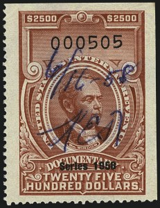 Sale 1110, Lot 1375, Documentary, Cont., Series 1954-Series 1958, & without ovpt. (Scott R654-R729b)