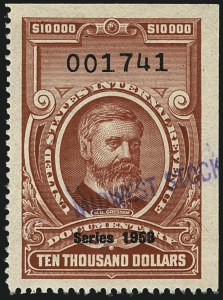 Sale 1110, Lot 1377, Documentary, Cont., Series 1954-Series 1958, & without ovpt. (Scott R654-R729b)