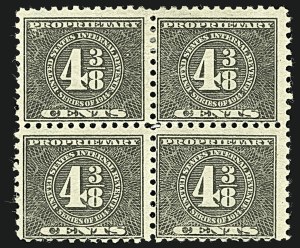 Sale 1110, Lot 1413, Proprietary, Cont. (Scott RB17-RB42)