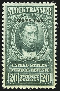 Sale 1110, Lot 1430, Stock Transfer, Cont. (Scott RD67-RD161)