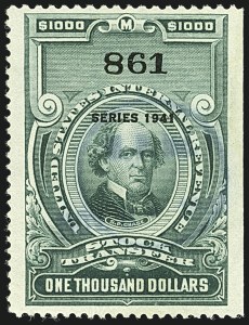 Sale 1110, Lot 1439, Stock Transfer, Cont. (Scott RD67-RD161)