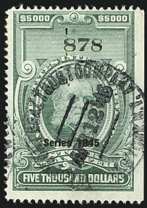 Sale 1110, Lot 1455, Stock Transfer, Cont. (Scott RD183-RD208C)