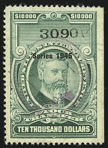 Sale 1110, Lot 1456, Stock Transfer, Cont. (Scott RD183-RD208C)