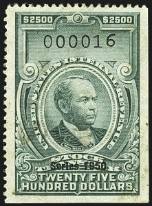 Sale 1110, Lot 1468, Stock Transfer, Cont. (Scott RD227-RD363)