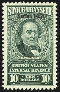 Sale 1110, Lot 1470, Stock Transfer, Cont. (Scott RD227-RD363)