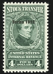 Sale 1110, Lot 1478, Stock Transfer, Cont. (Scott RD367-RD372 and Balances)