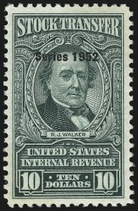 Sale 1110, Lot 1479, Stock Transfer, Cont. (Scott RD367-RD372 and Balances)