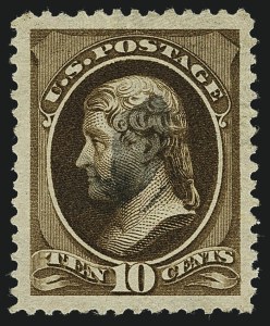 Sale 1111, Lot 102, 1870-88 Bank Note Co. Issues (Scott 134-218)