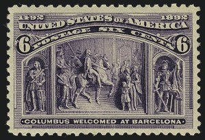 Sale Number 1111, Lot Number 133, 1893 Columbian Issue (Scott 230-245)