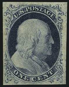 Sale Number 1111, Lot Number 14, 1851-56 Issue (Scott 5-17) Sale Number 1111, Lot Number 14, 1851-56 Issue (Scott 5-17)