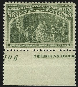 Sale 1111, Lot 149, 1893 Columbian Issue (Scott 230-245)