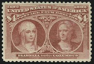 Sale 1111, Lot 153, 1893 Columbian Issue (Scott 230-245)