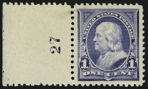 Sale 1111, Lot 159, 1894 Unwatermarked Bureau Issue (Scott 246-263)