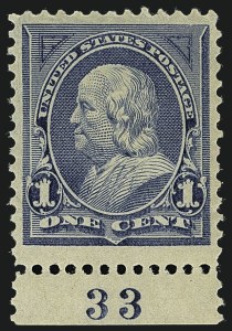 Sale 1111, Lot 162, 1894 Unwatermarked Bureau Issue (Scott 246-263)