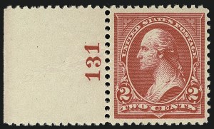 Sale 1111, Lot 166, 1894 Unwatermarked Bureau Issue (Scott 246-263)