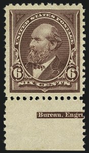 Sale 1111, Lot 170, 1894 Unwatermarked Bureau Issue (Scott 246-263)