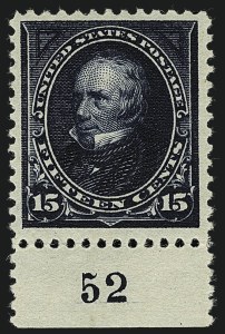 Sale 1111, Lot 172, 1894 Unwatermarked Bureau Issue (Scott 246-263)